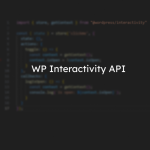 Main thumbnail for Using the WordPress Interactivity API without using Blocks and Gutenberg